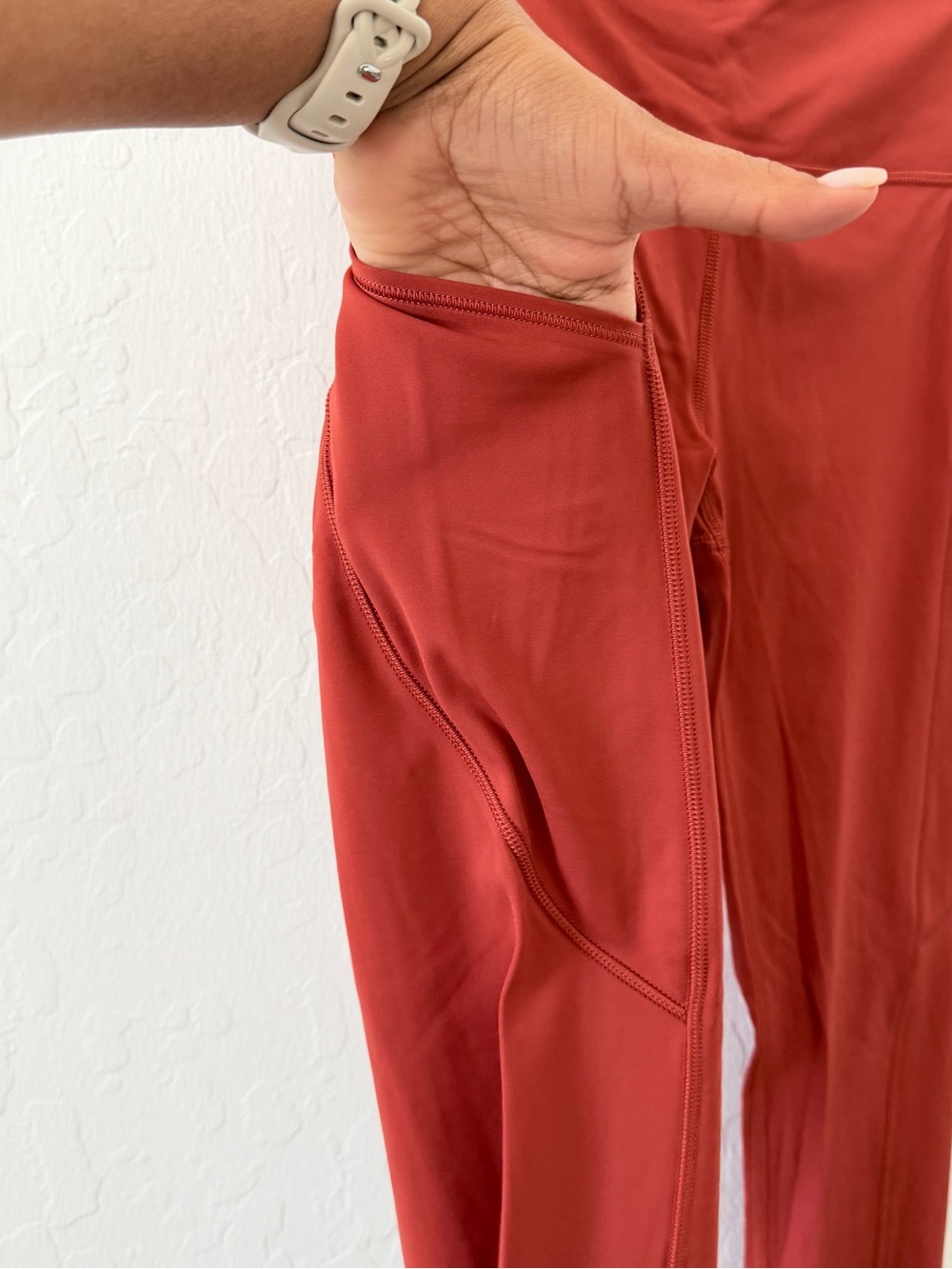 Lululemon Fast and Free Tights 25” Cayenne leggings - Picture 6 of 15